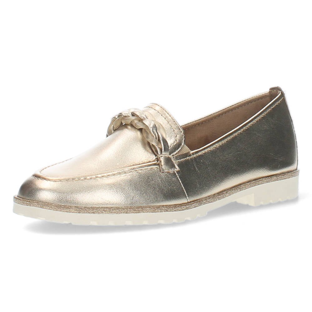 Bronzen loafers