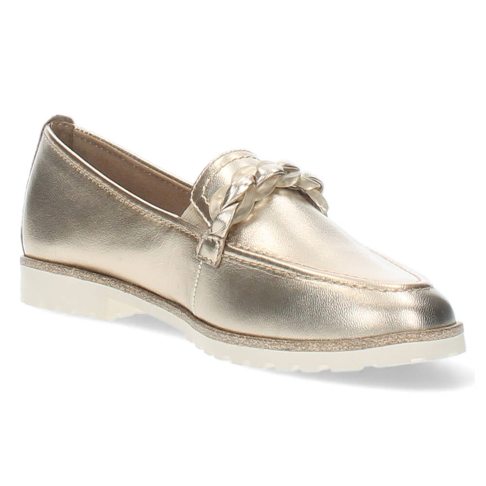 Bronzen loafers