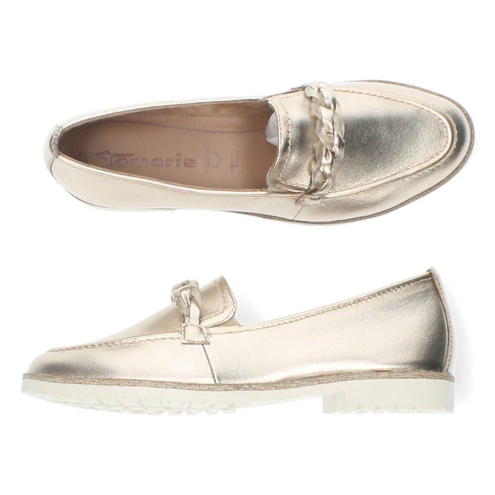 Bronzen loafers
