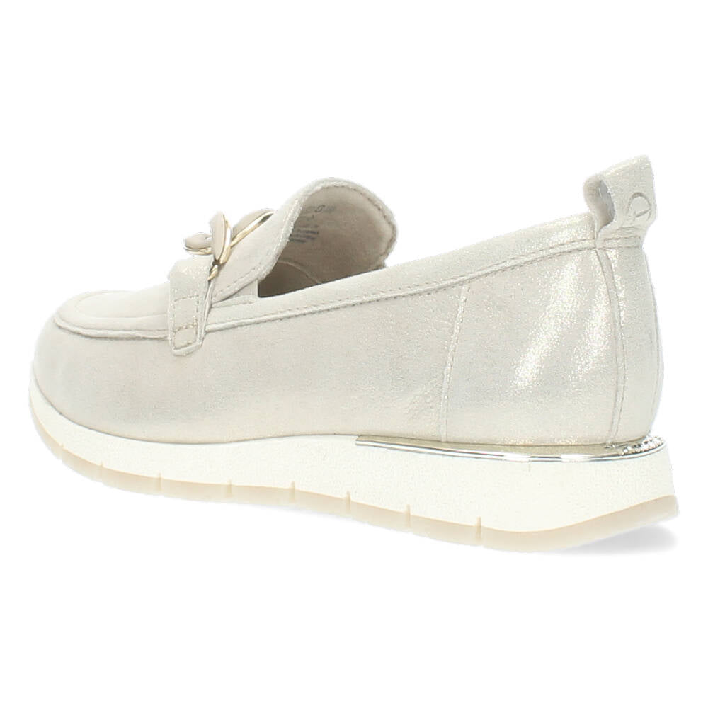 Champagne loafers