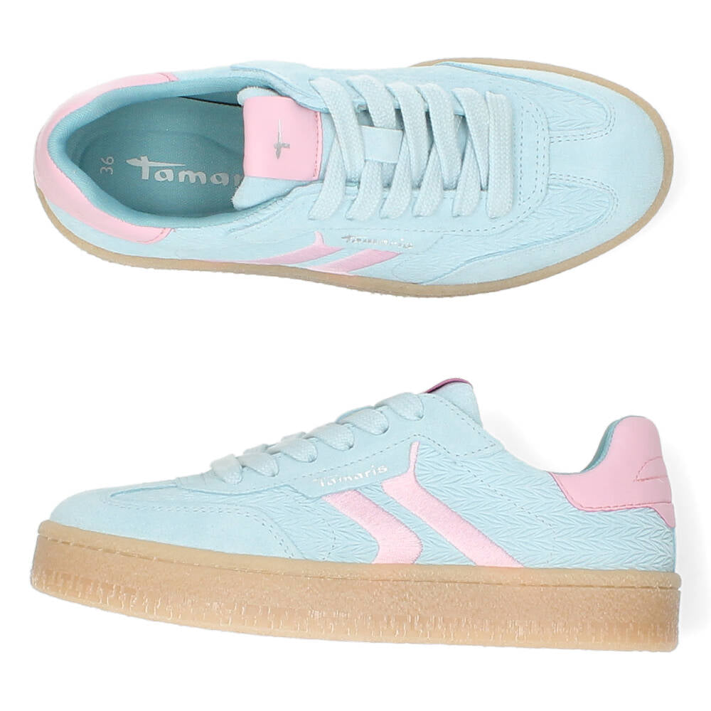 Blauwe sneakers
