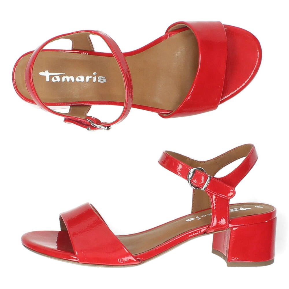 Rode sandalen