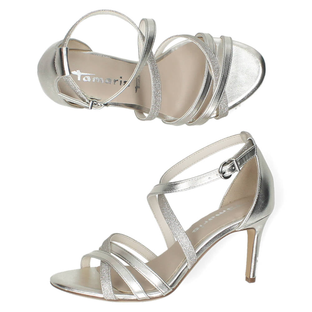 Metallic sandalen