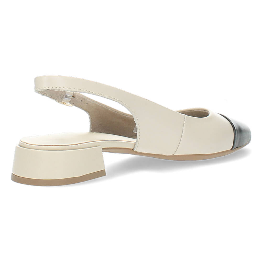 Ivory slingbacks