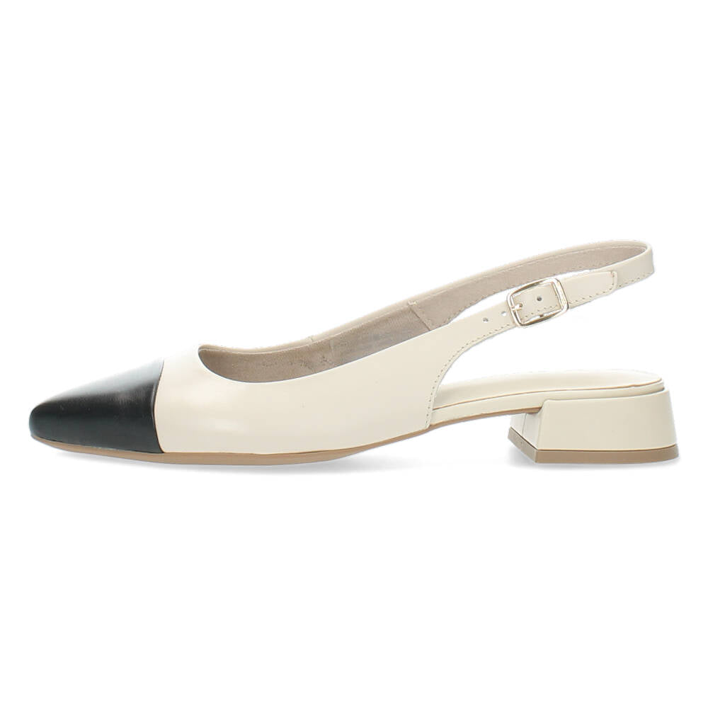 Ivory slingbacks