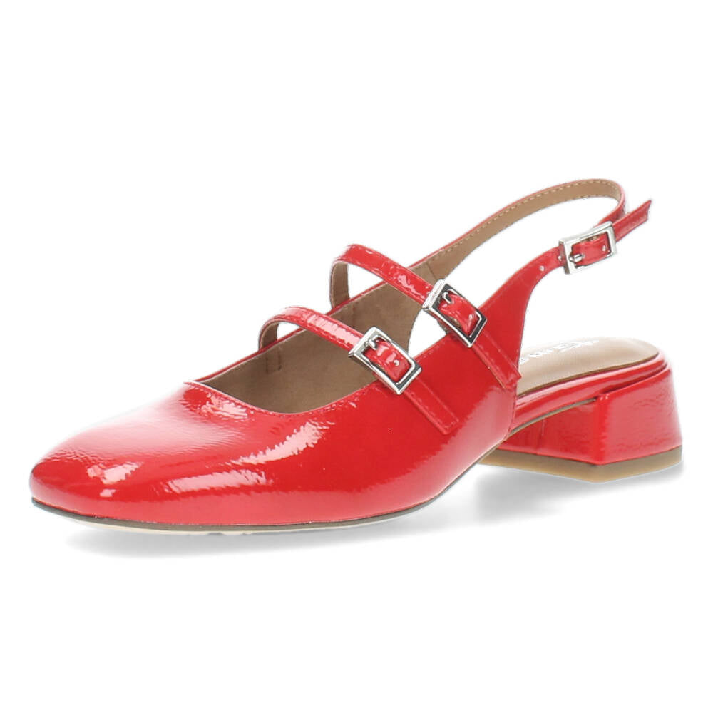 Rode slingbacks