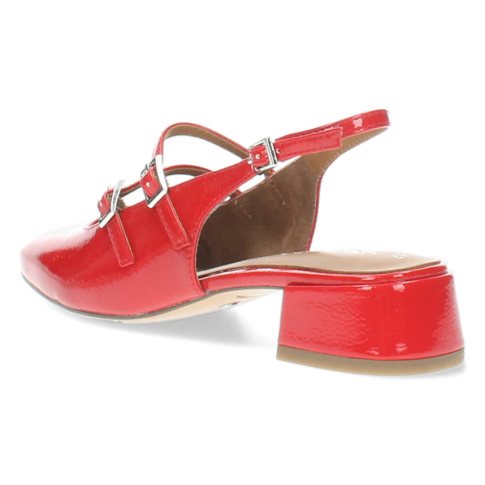 Rode slingbacks