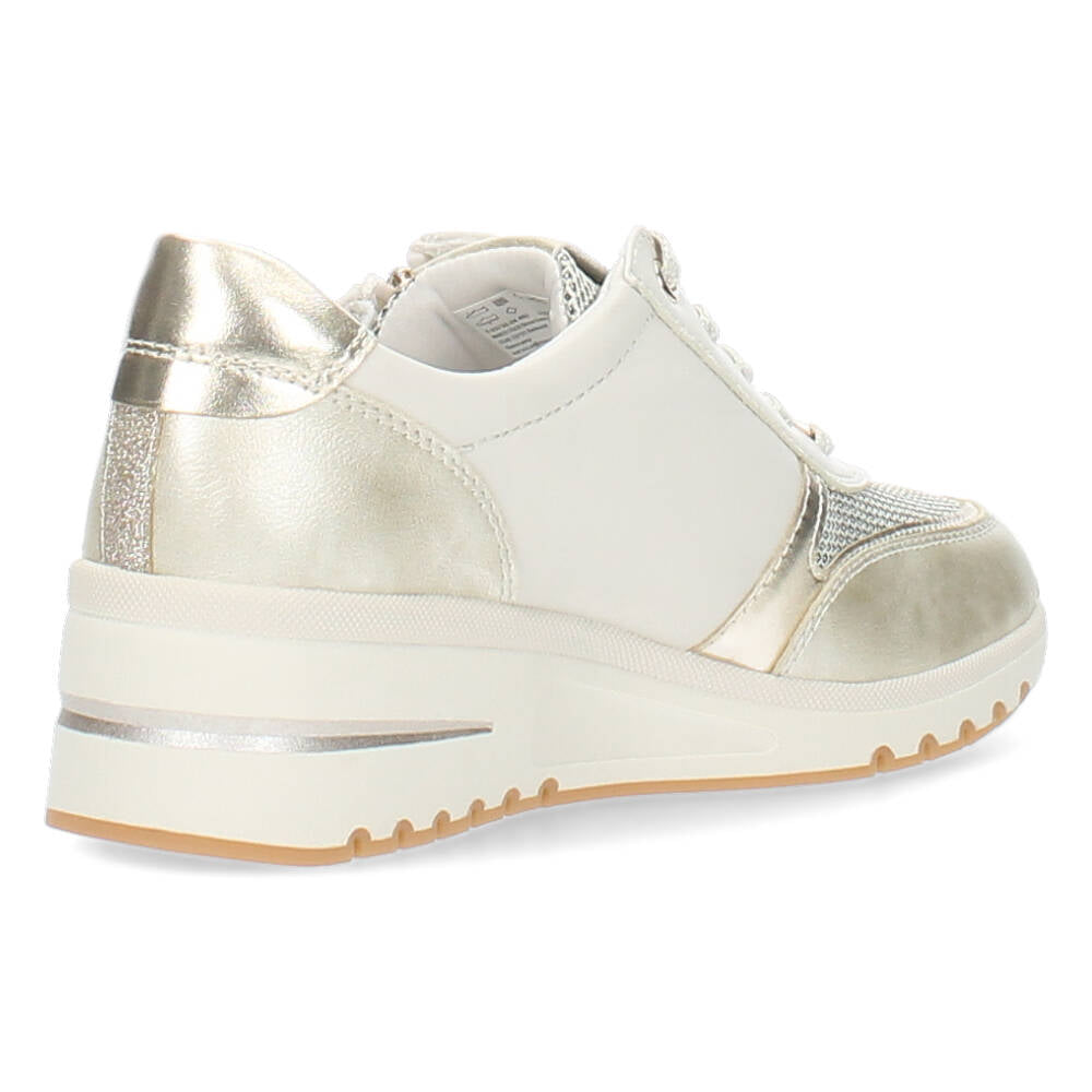 Crème kleurige sneakers