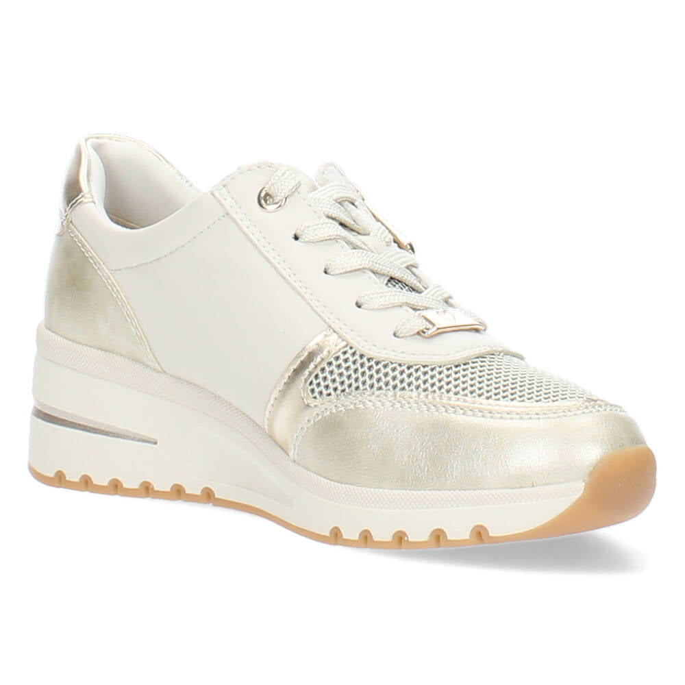 Crème kleurige sneakers