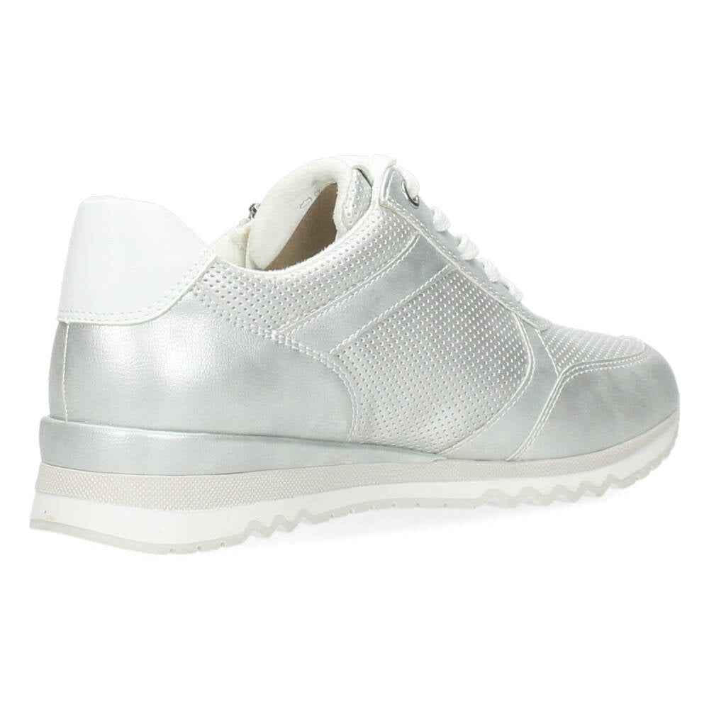 Grijze metallic sneakers