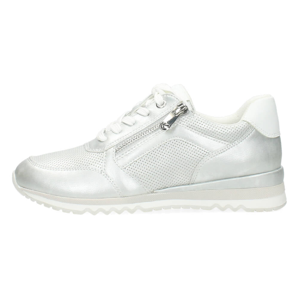 Grijze metallic sneakers