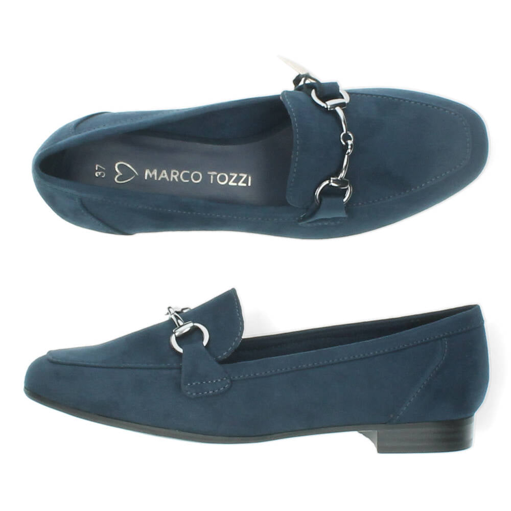 Donkerblauwe Mocassins