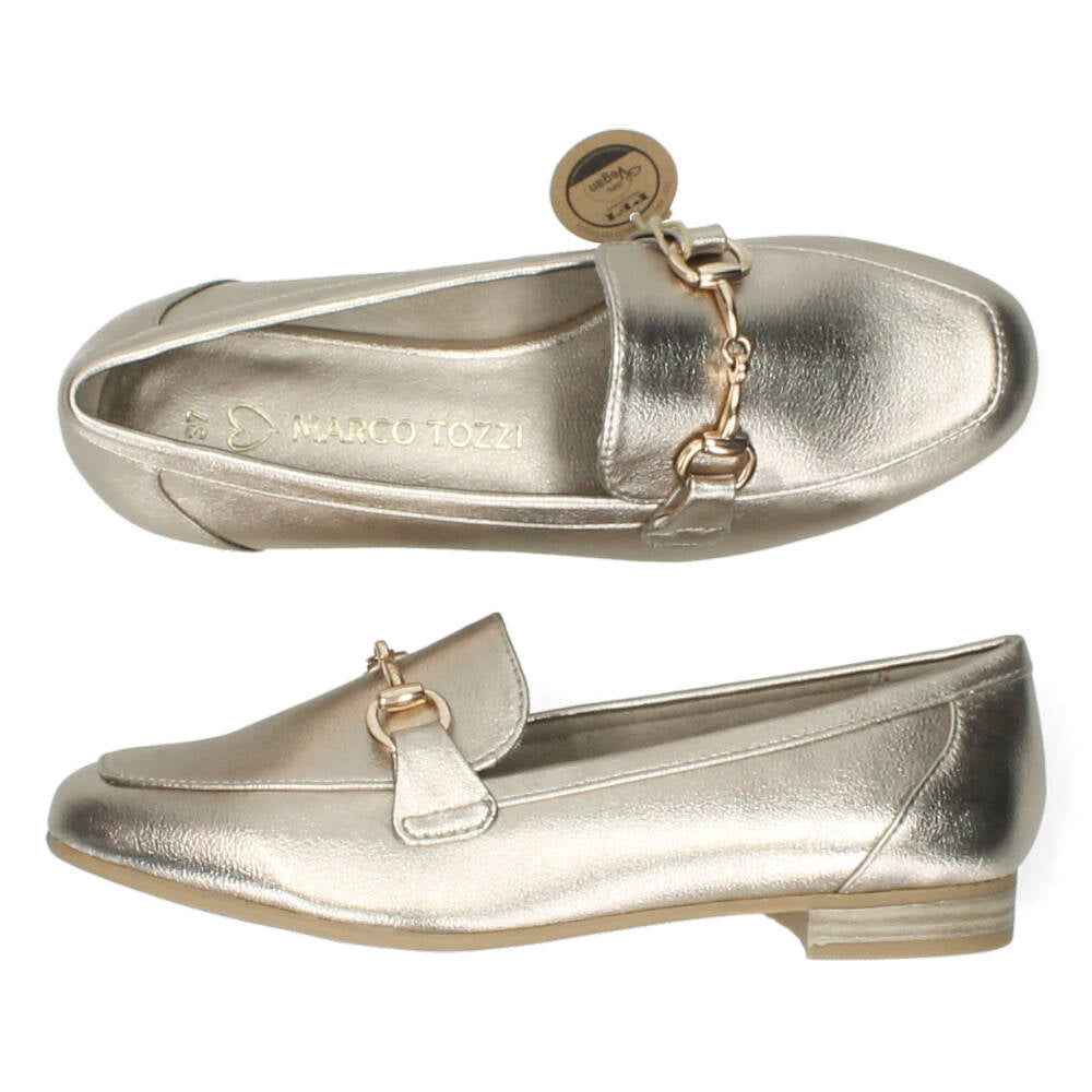 Metallic Mocassins