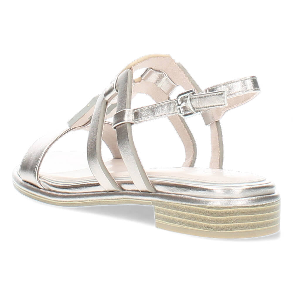 Metalic sandalen