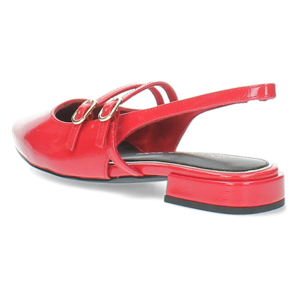 Rode slingbacks