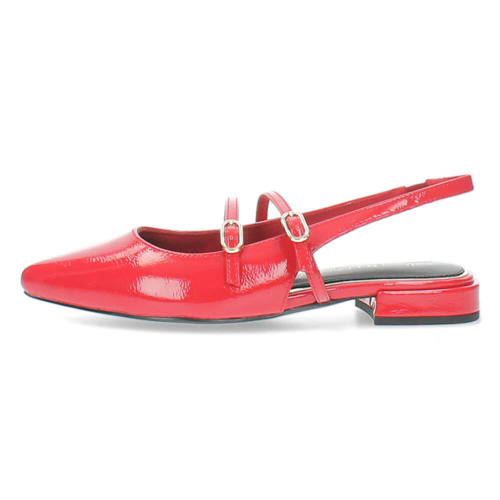 Rode slingbacks