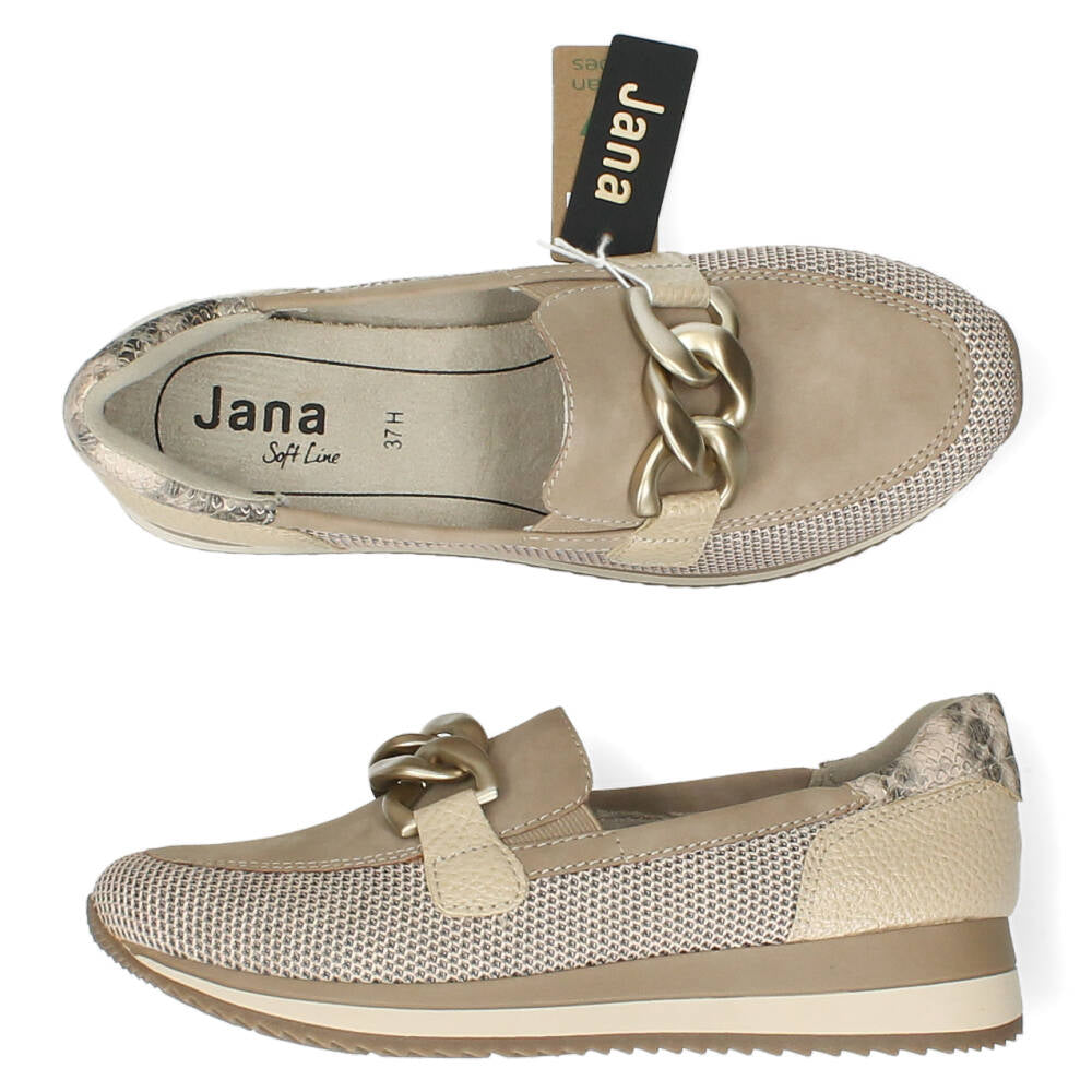 Taupe loafers