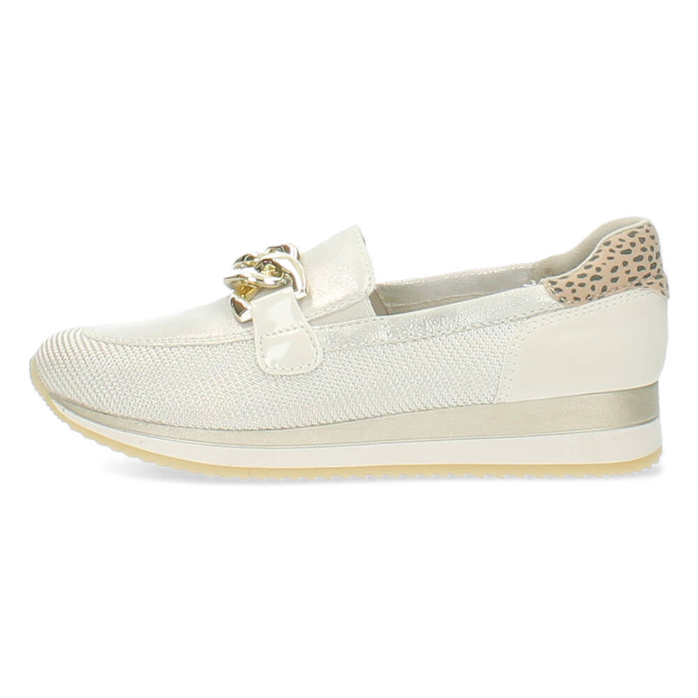 Beige loafers
