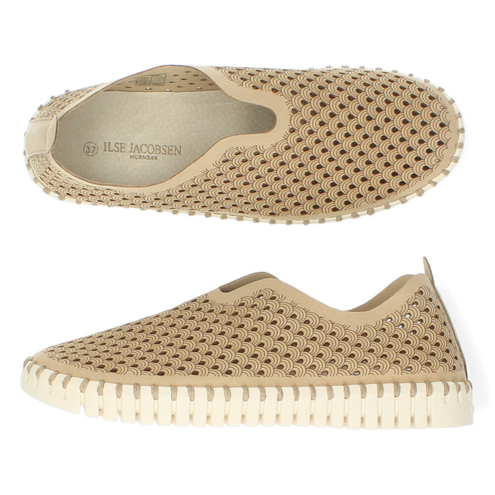 Beige instappers