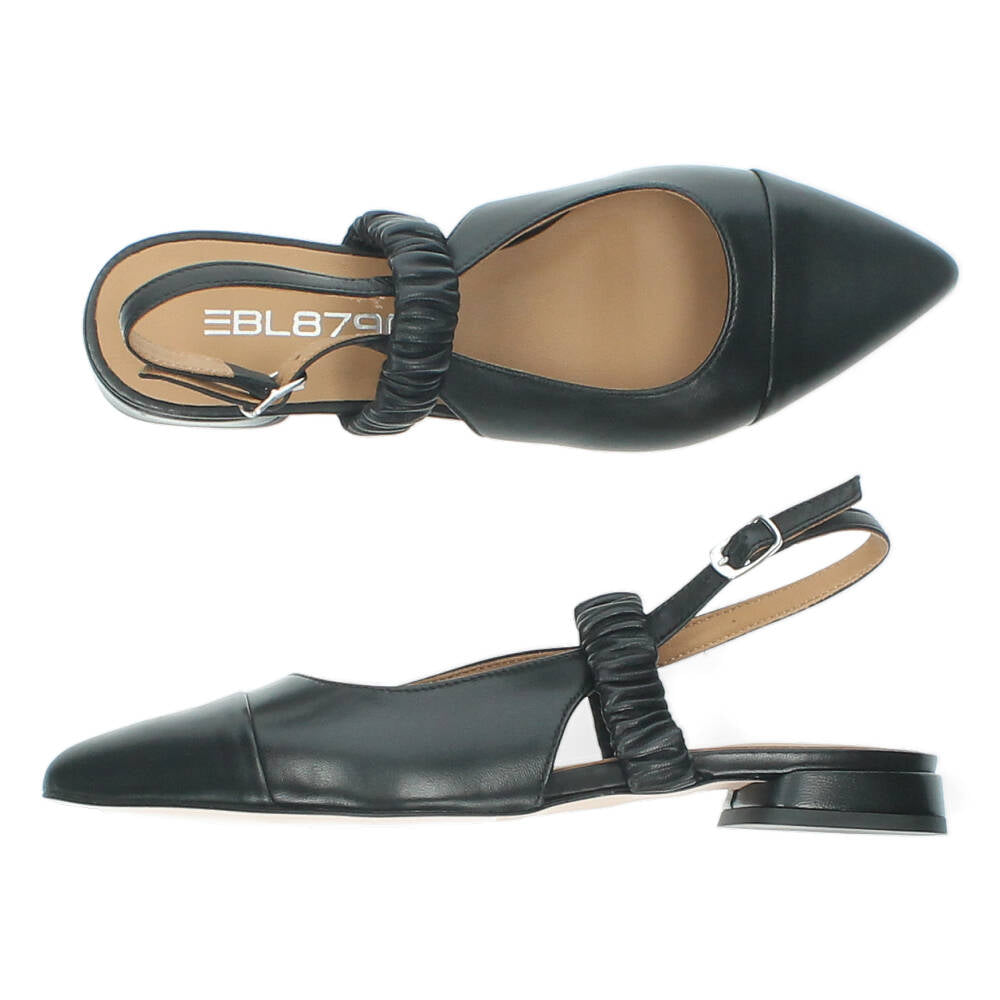 Zwarte slingbacks