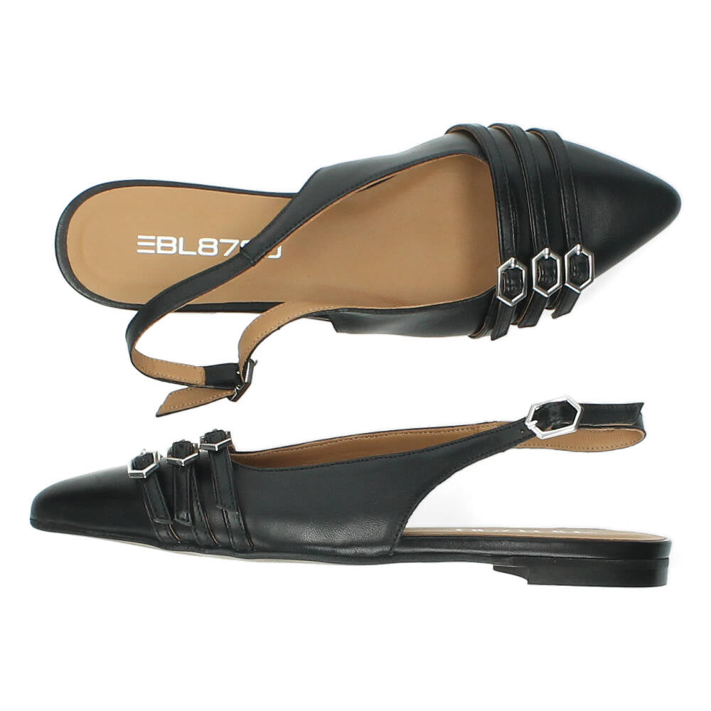 Zwarte slingbacks