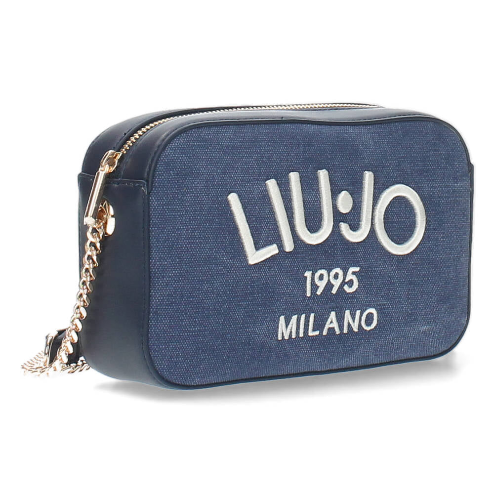 Blauwe crossbody