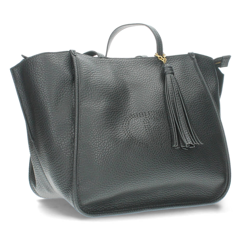 Zwarte shopper