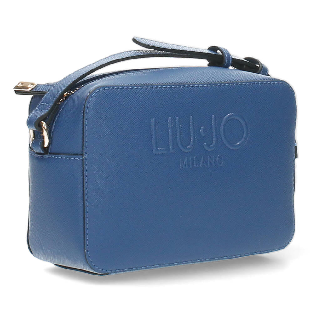 Blauwe crossbody