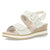 Ecru sandalen