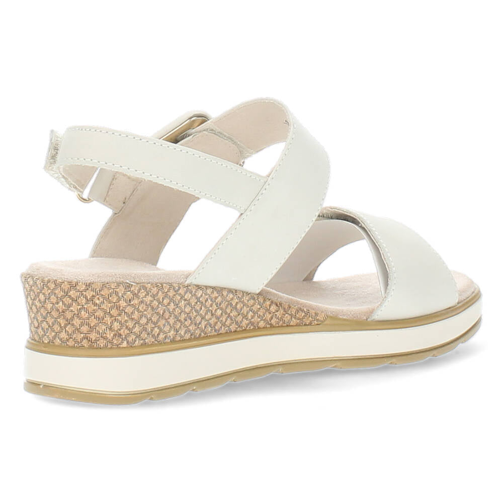 Ecru sandalen