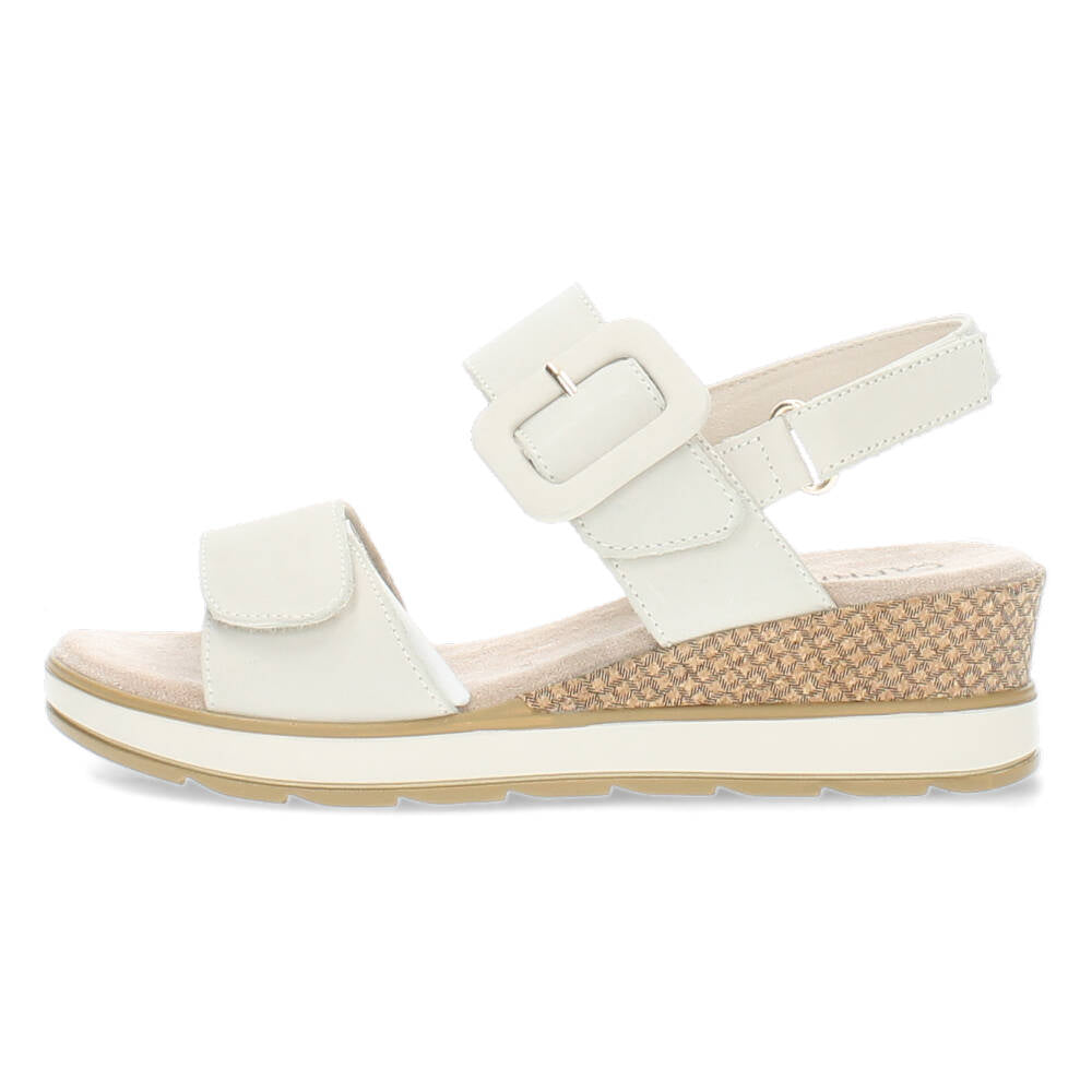 Ecru sandalen