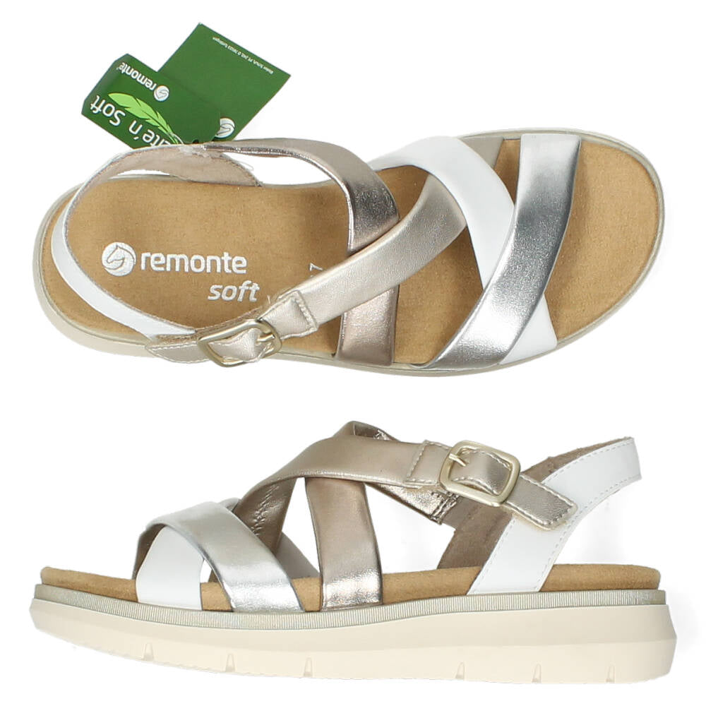 Metallic sandalen