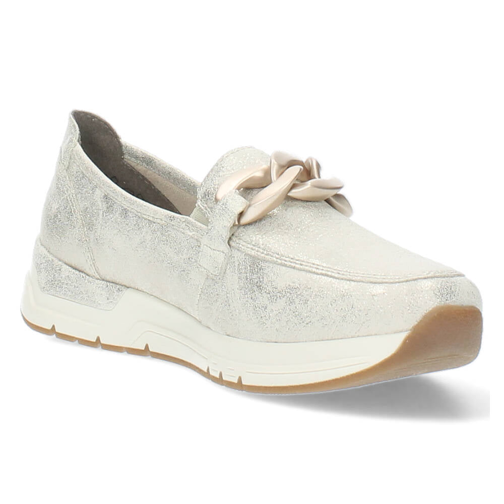 Beige loafers