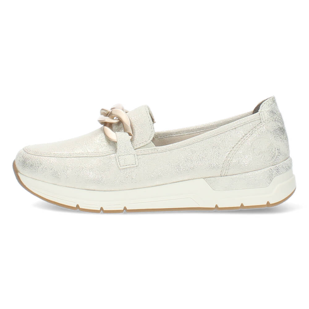 Beige loafers