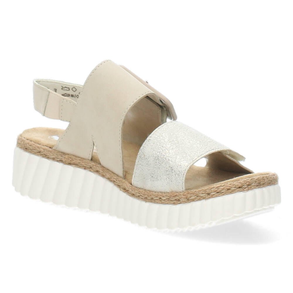 Beige sandalen