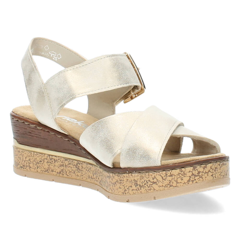 Beige sandalen