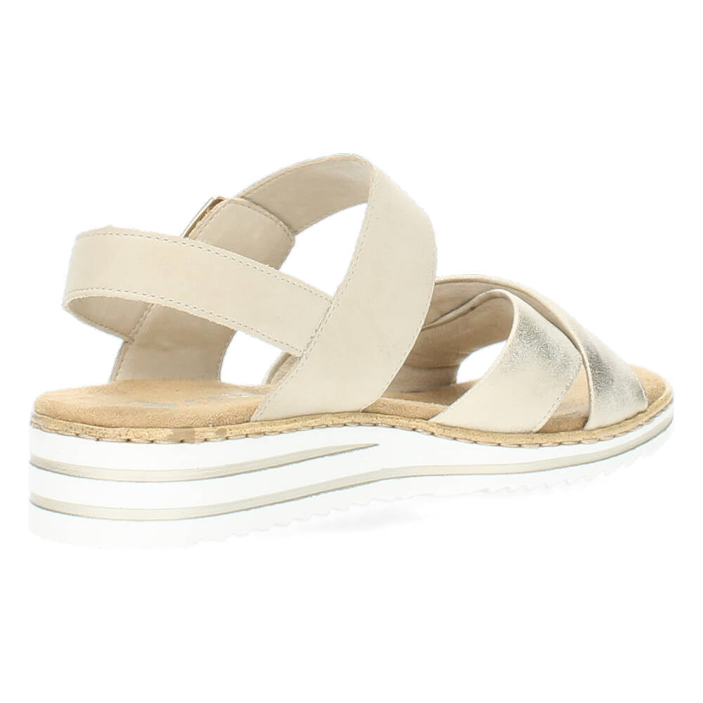 Beige sandalen