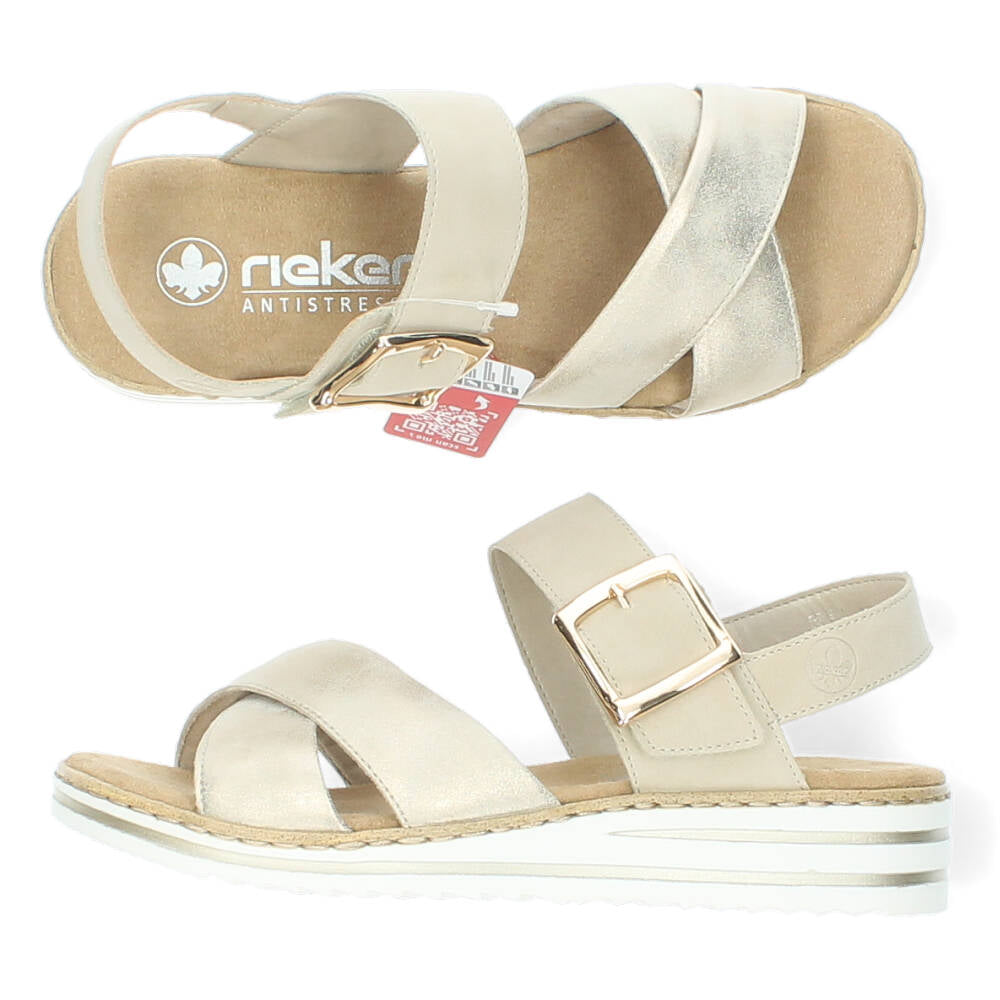 Beige sandalen