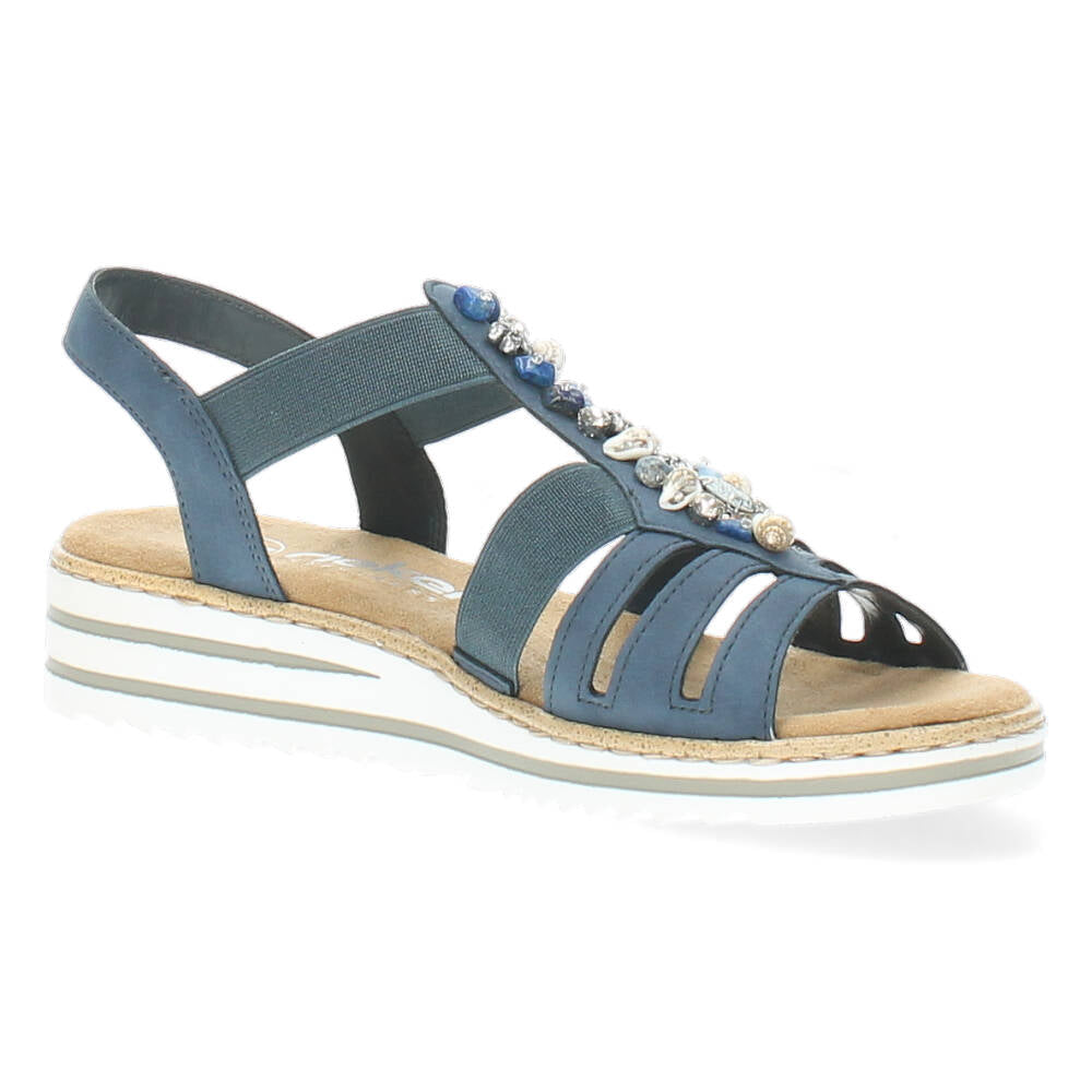 Blauwe sandalen