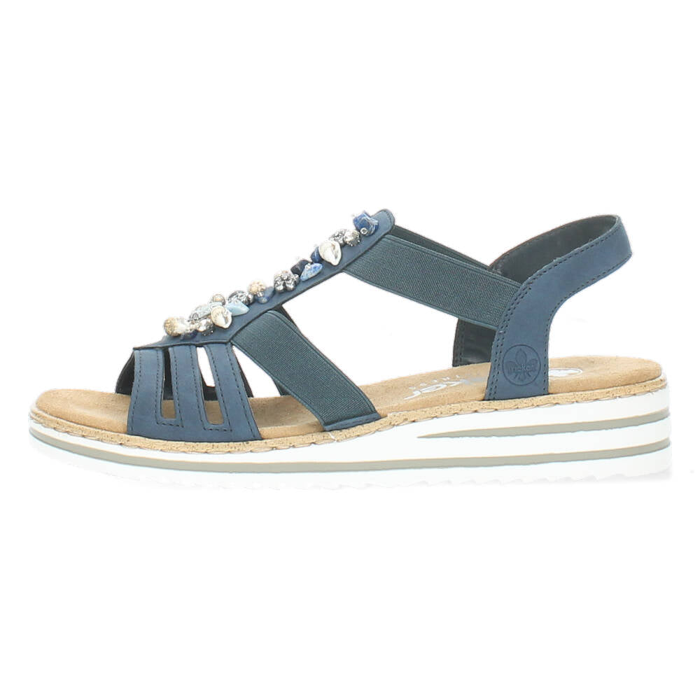 Blauwe sandalen