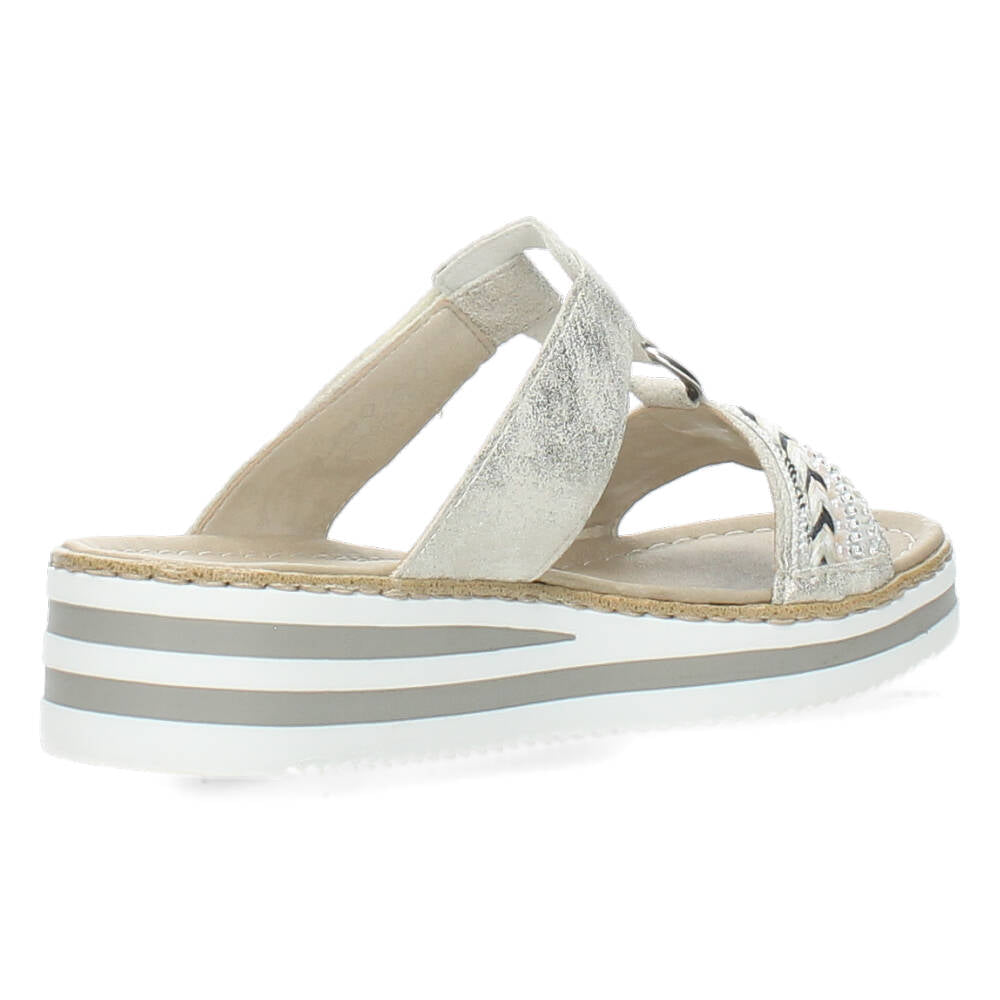 Beige slippers