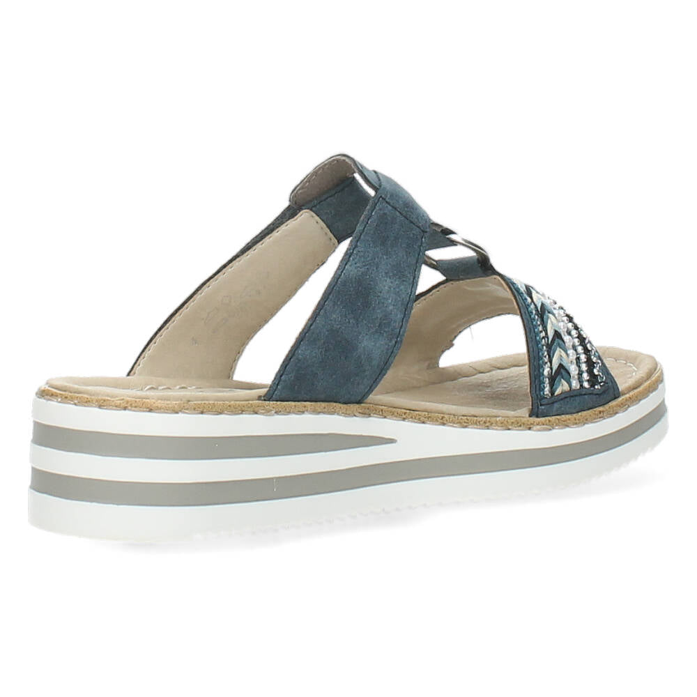Blauwe slippers