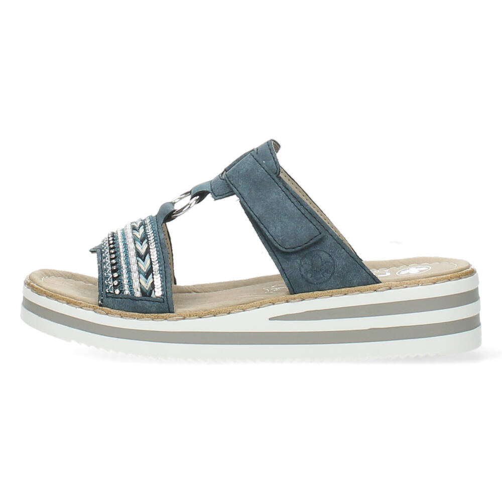 Blauwe slippers