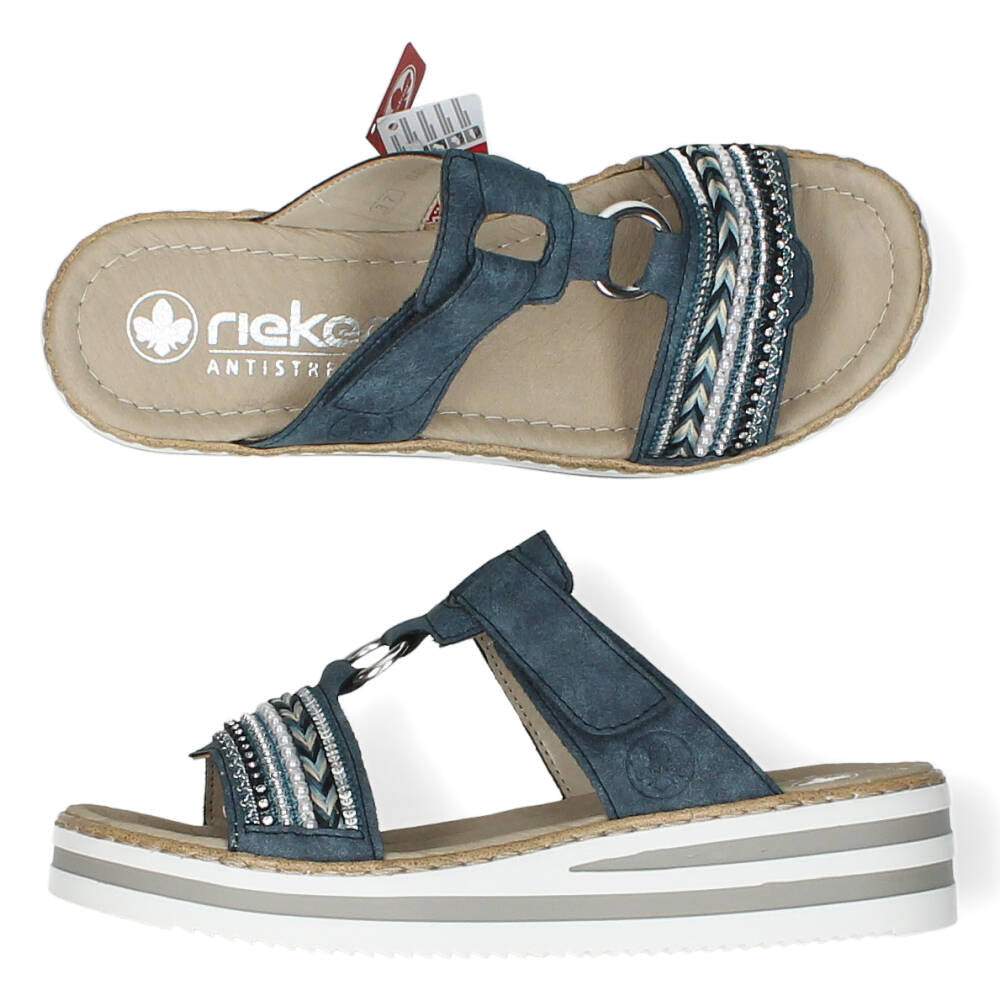 Blauwe slippers