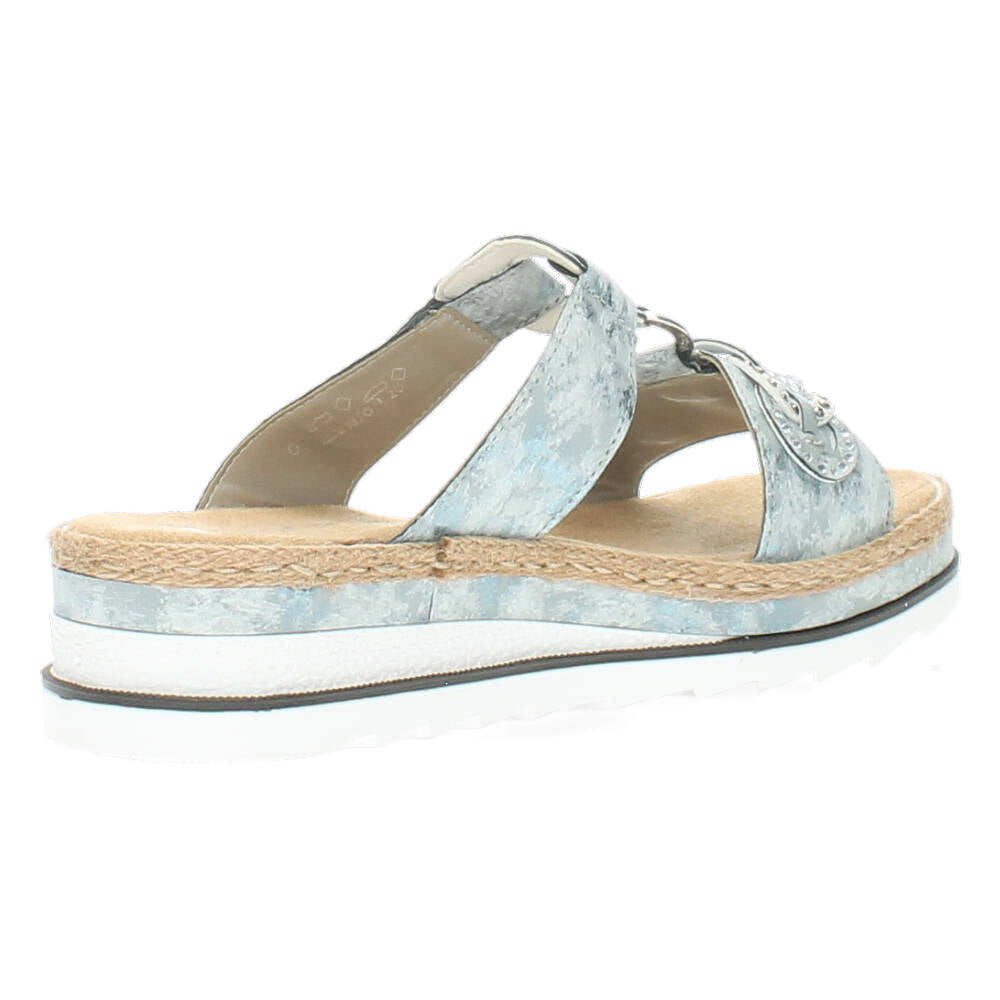 Blauwe slippers