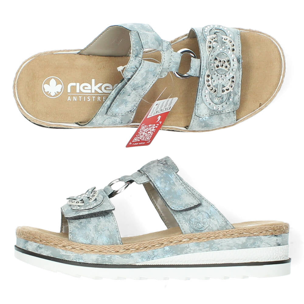 Blauwe slippers