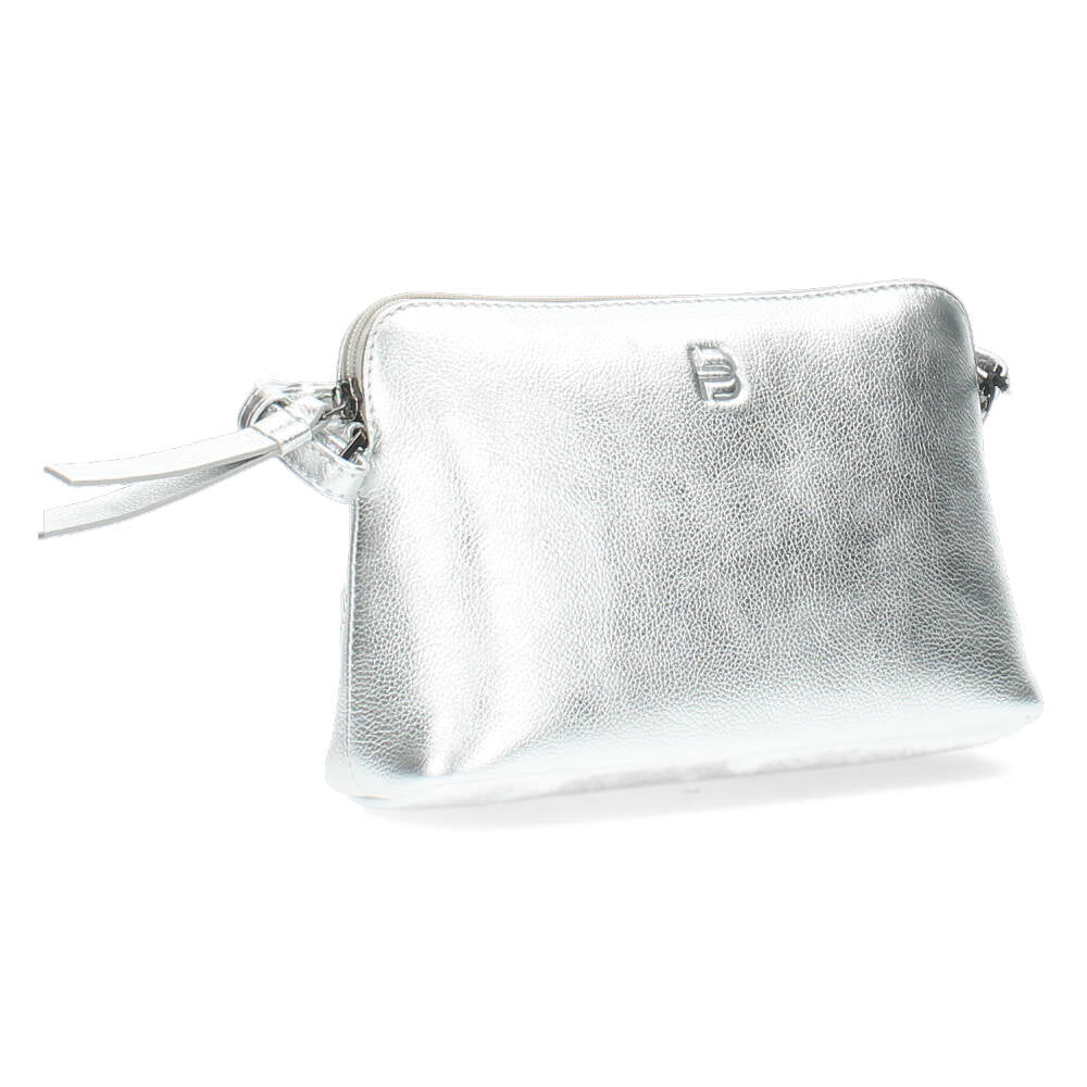 Zilveren crossbody