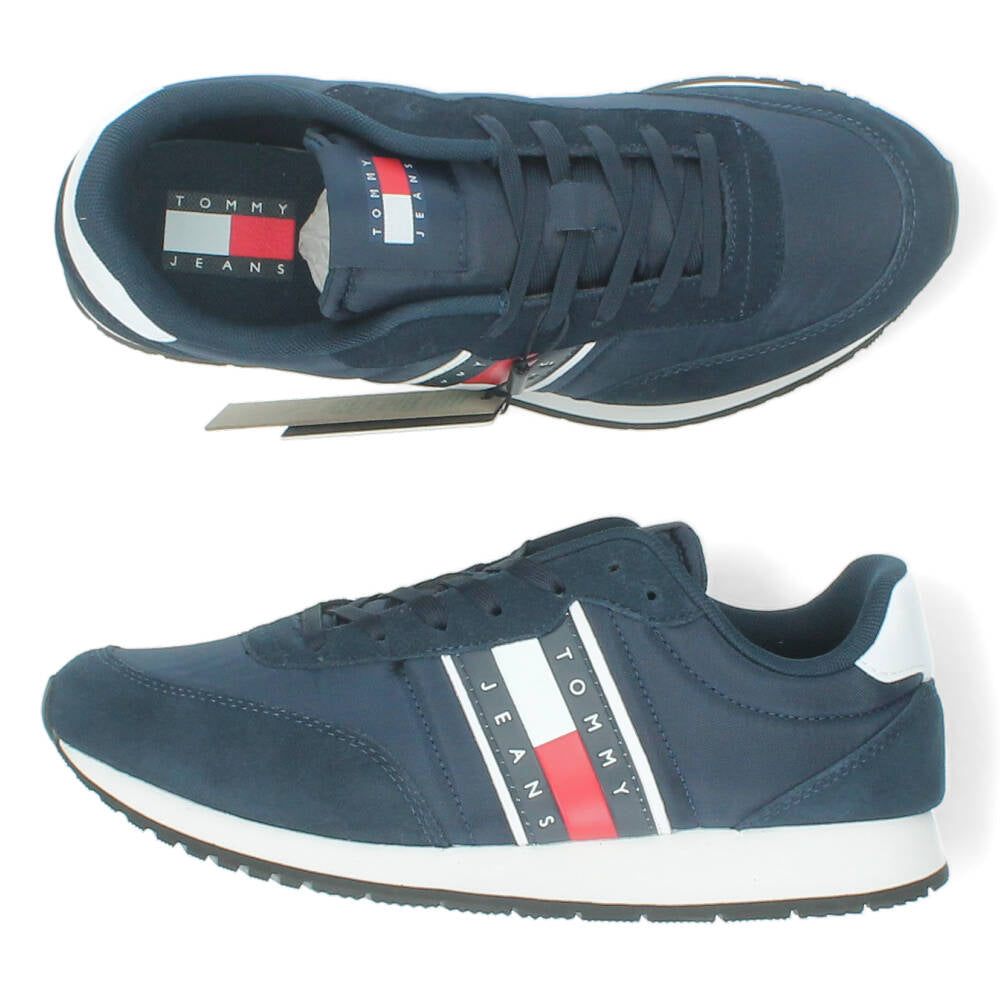 Blauwe sneakers