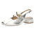 Zilveren slingbacks