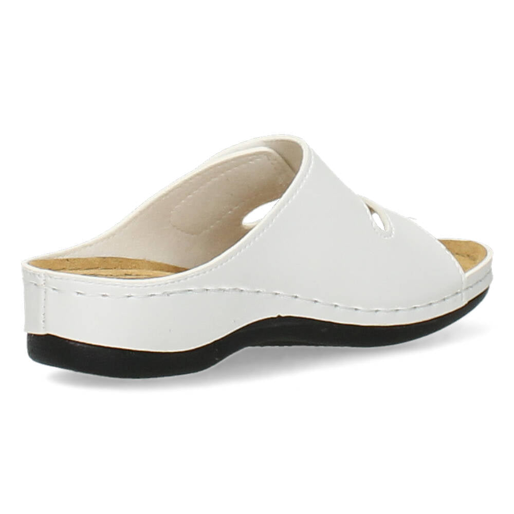 Witte slippers